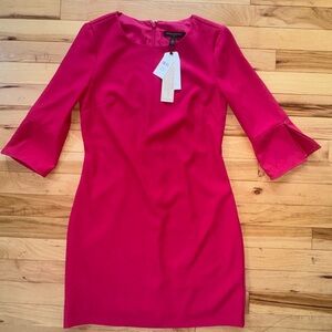Banana Republic Fuchsia Long Sleeve Dress ladies size 00P